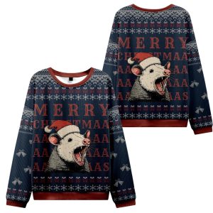 Opossum Holiday Cheer Christmas Ugly Sweater