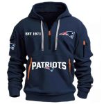 Patriots EST 1971 Quarter Zip Hoodie
