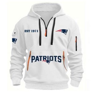 Patriots EST 1971 Quarter Zip Hoodie