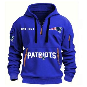 Patriots EST 1971 Quarter Zip Hoodie