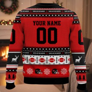 Personalized Buccaneers Football 2025 Ugly Christmas Sweater