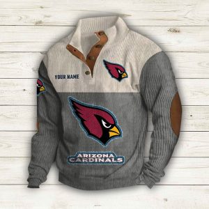 Personalized Cardinals Stand Up Collar Sweatshirt