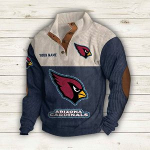 Personalized Cardinals Stand Up Collar Sweatshirt