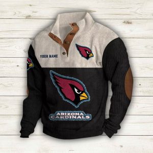 Personalized Cardinals Stand Up Collar Sweatshirt
