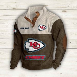 Personalized Chiefs Stand Up Collar Sweatshirt