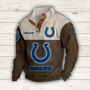 Personalized Colts Stand Up Collar Sweatshirt
