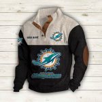 Personalized Dolphins Stand-Up Collar Sweatshirt