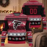 Personalized Falcons Football 2025 Ugly Christmas Sweater
