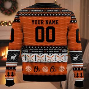 Personalized Orioles Baseball 2025 Ugly Christmas Sweater 1 Personalized Orioles Baseball 2025 Ugly Christmas Sweater