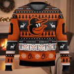 Personalized Orioles Baseball 2025 Ugly Christmas Sweater