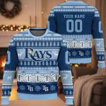 Personalized Rays Baseball 2025 Ugly Christmas Sweater