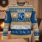 Personalized Royals Baseball 2025 Ugly Christmas Sweater
