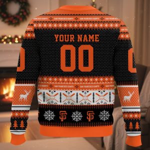 Personalized SF Giants Baseball 2025 Ugly Christmas Sweater 2 Personalized SF Giants Baseball 2025 Ugly Christmas Sweater