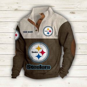 Personalized Steelers Stand-Up Collar Sweatshirt 2 Personalized Steelers Stand Up Collar Sweatshirt