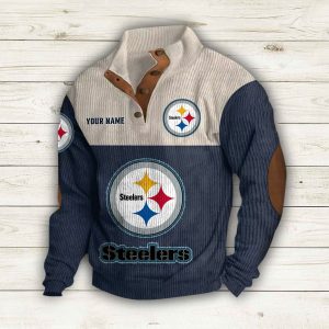 Personalized Steelers Stand-Up Collar Sweatshirt 1 Personalized Steelers Stand Up Collar Sweatshirt