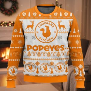 Popeyes Ugly Christmas Sweater