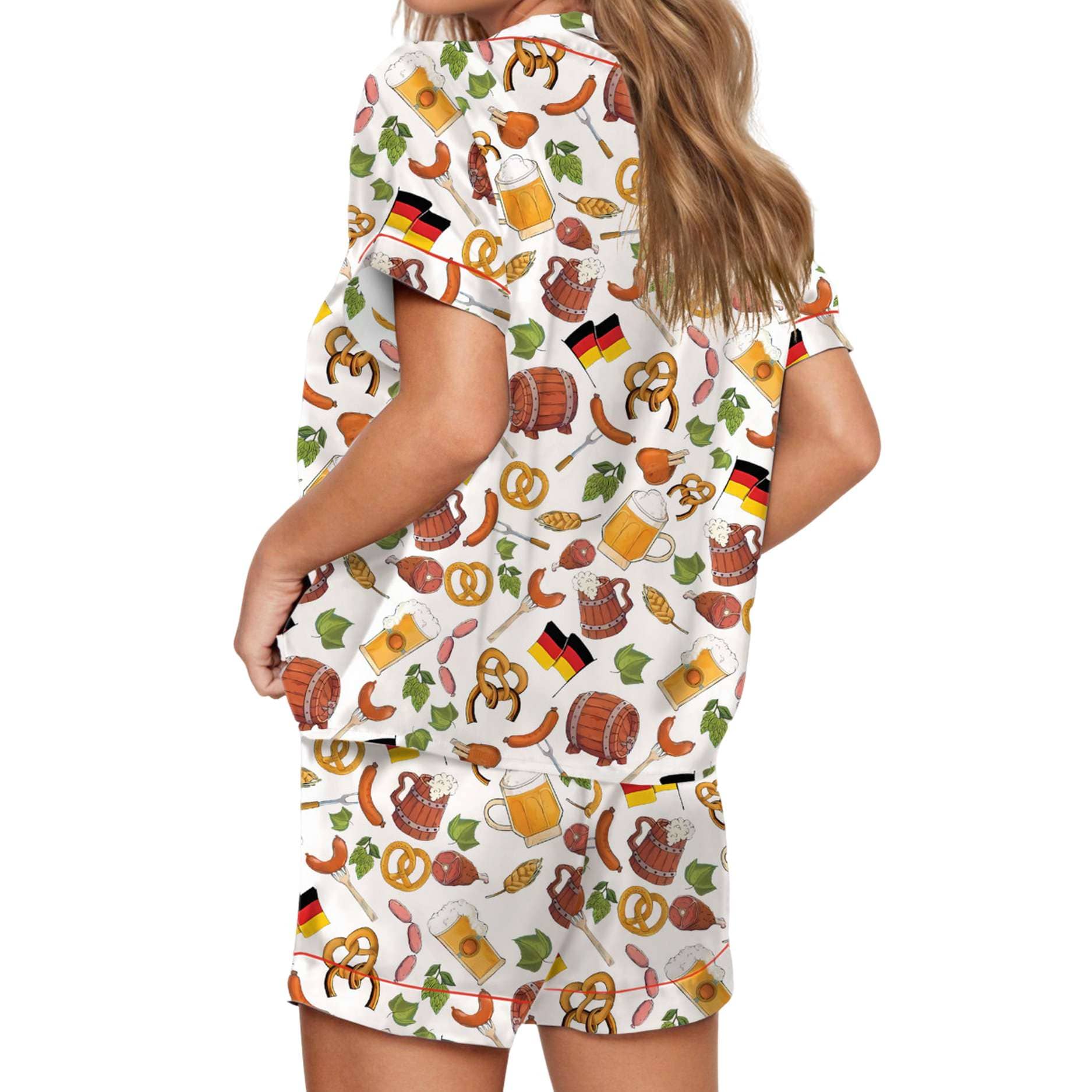 Prost Oktoberfest Silky Satin Pajama Set Prost Oktoberfest Silky Satin Pajama Set