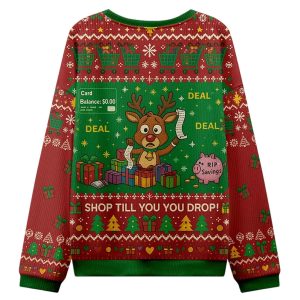 RIP Savings Broke for the Holidays Christmas Ugly Sweater