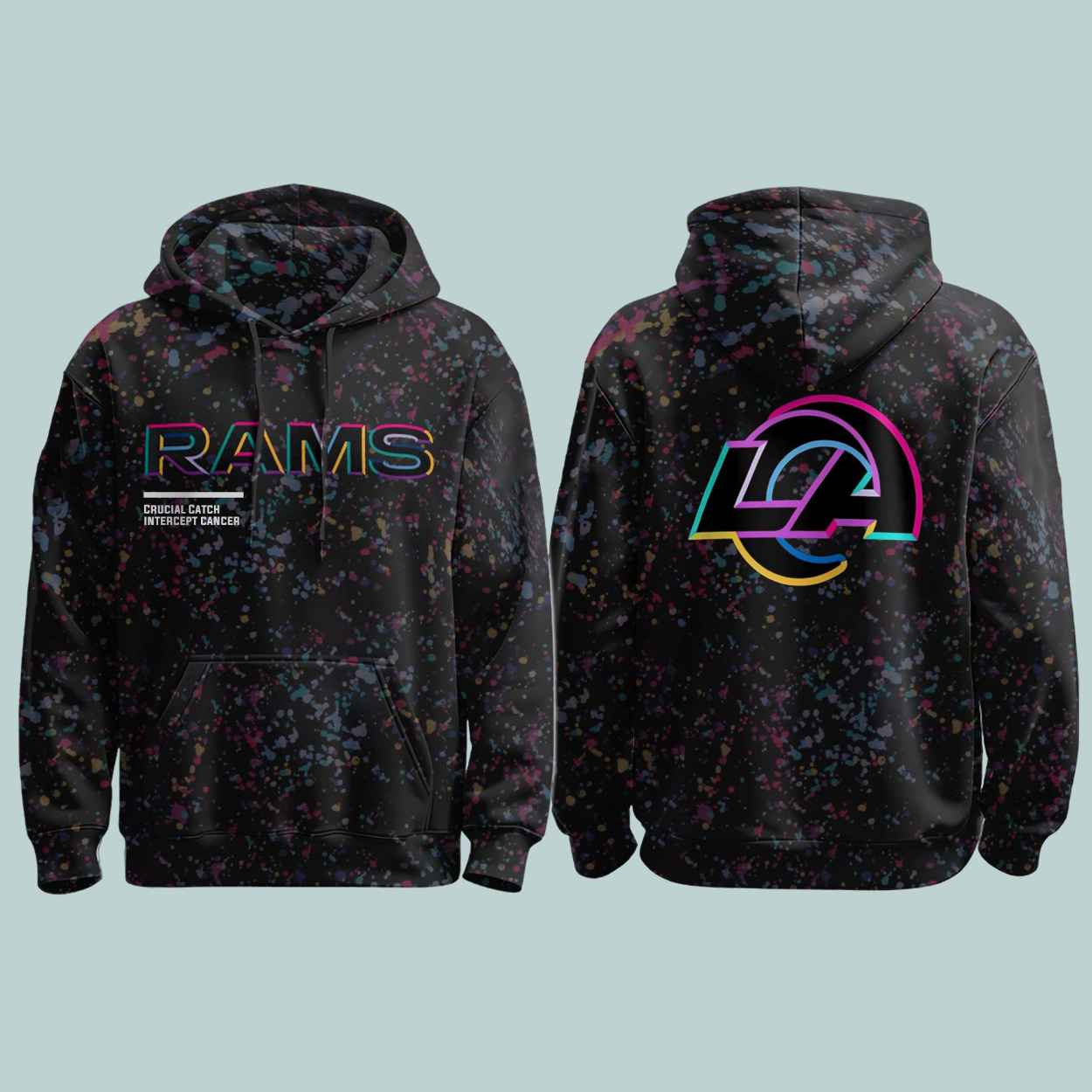 Rams Crucial Catch 2025 Hoodie Rams Crucial Catch 2025 Hoodie