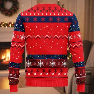 Red Sox Dabbing Santa Claus Ugly Christmas Sweater 1 Red Sox Dabbing Santa Claus Ugly Christmas Sweater