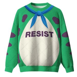 Resist Frog Suit Ugly Christmas Sweater