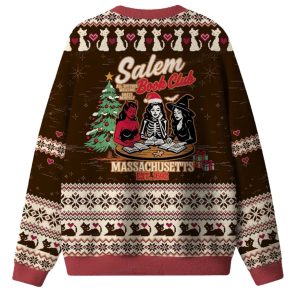 Salem Book Club Ugly Christmas Sweater