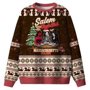 Salem Book Club Ugly Christmas Sweater