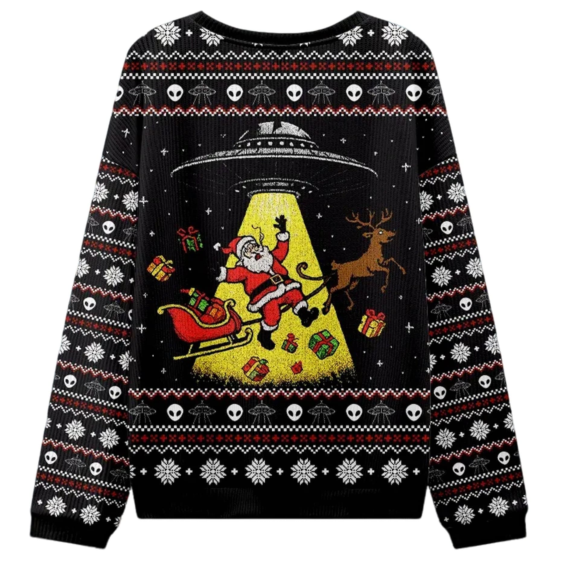 Santa Claus Was Kidnapped By Aliens Christmas Ugly Sweater Santa Claus Was Kidnapped By Aliens Christmas Ugly Sweater