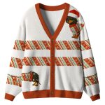 Santa's Little Helper Dog Ugly Cardigan Sweater