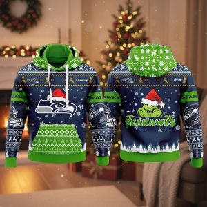 Seahawks x Christmas 2025 Hoodie