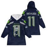 Smith-Njigba 11 Seattle Football Unisex Blanket Hoodie