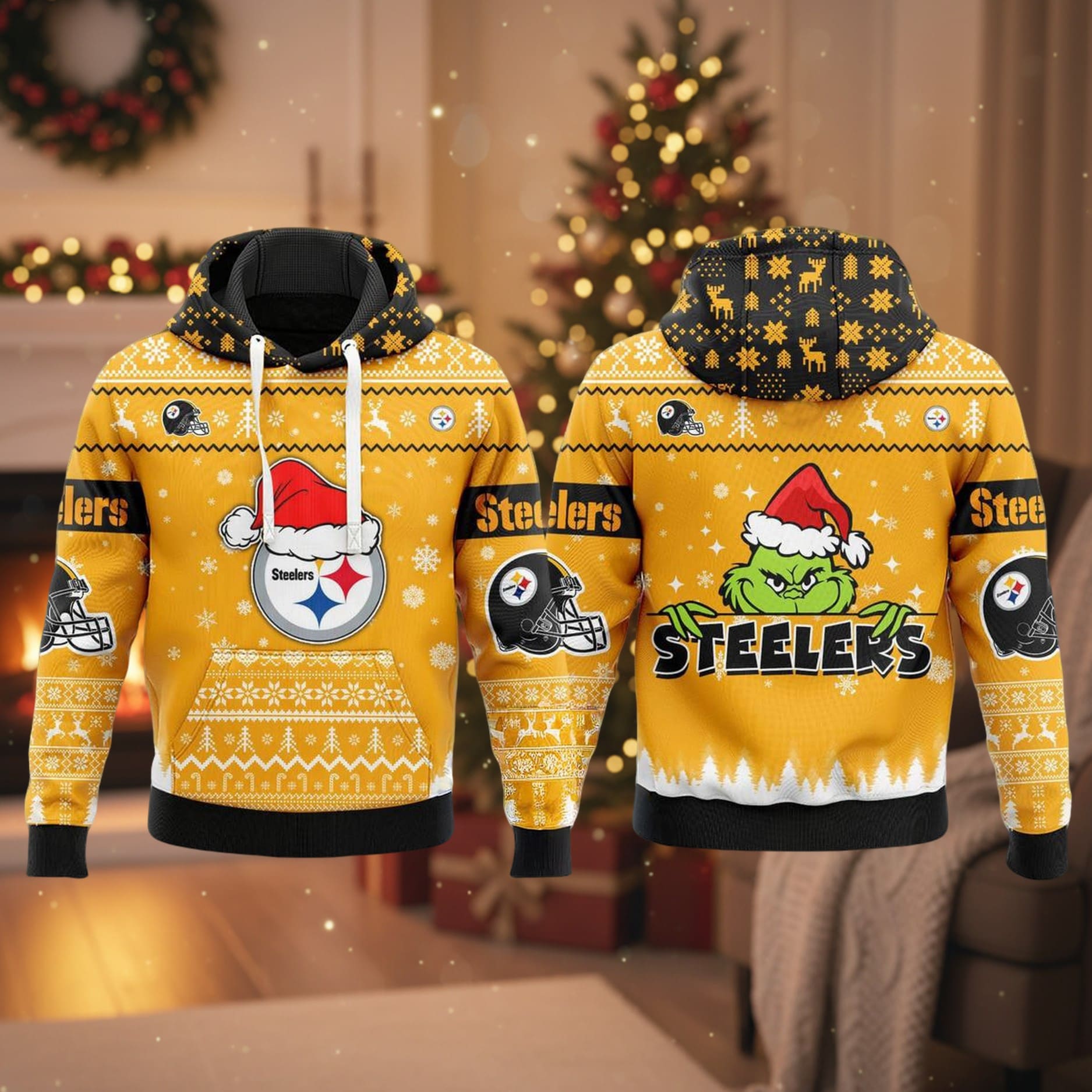 Steelers x Christmas 2025 Hoodie Steelers x Christmas 2025 Hoodie
