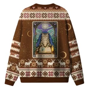 The Reader Unisex Ugly Christmas Sweater 1 The Reader Unisex Ugly Christmas Sweater