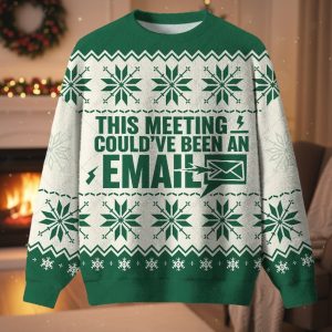 This Meeting Could’ve Been An Email Ugly Christmas Sweater