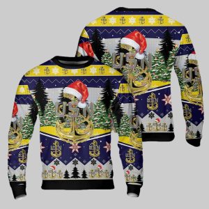 US Navy Chief Anchor Ugly Christmas Sweater 1 US Navy Chief Anchor Ugly Christmas Sweater