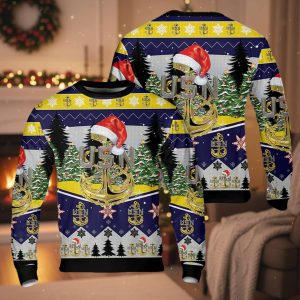 US Navy Chief Anchor Ugly Christmas Sweater