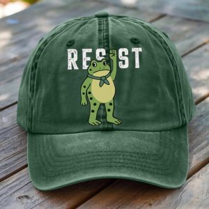 Unisex Resist Frog Print Hat 3 Unisex Resist Frog Print Hat