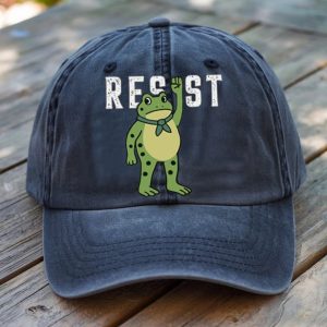 Unisex Resist Frog Print Hat 1 Unisex Resist Frog Print Hat