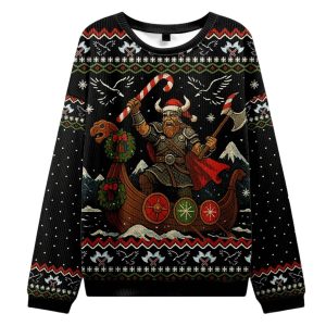 Vikings Celebrate Christmas Ugly Sweater
