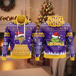 Vikings x Christmas 2025 Hoodie