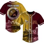 Vikings x Golden Gophers Skyline Baseball Jersey