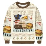 WTF Is A Kilometer Meme Christmas Ugly Sweater