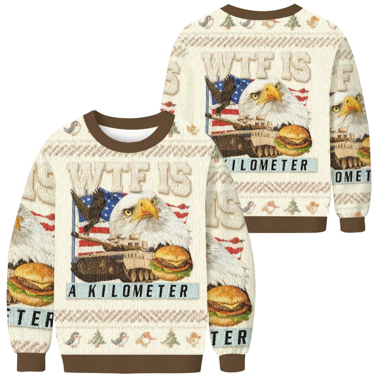 WTF Is A Kilometer Meme Christmas Ugly Sweater WTF Is A Kilometer Meme Christmas Ugly Sweater