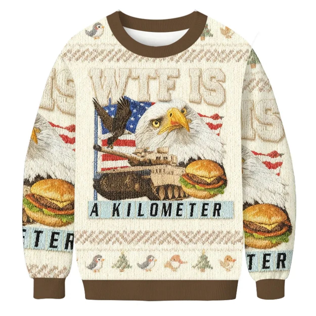 WTF Is A Kilometer Meme Christmas Ugly Sweater WTF Is A Kilometer Meme Christmas Ugly Sweater