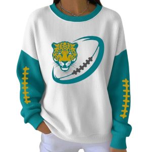 Women's Jaguars Football Print Casual Hoodie