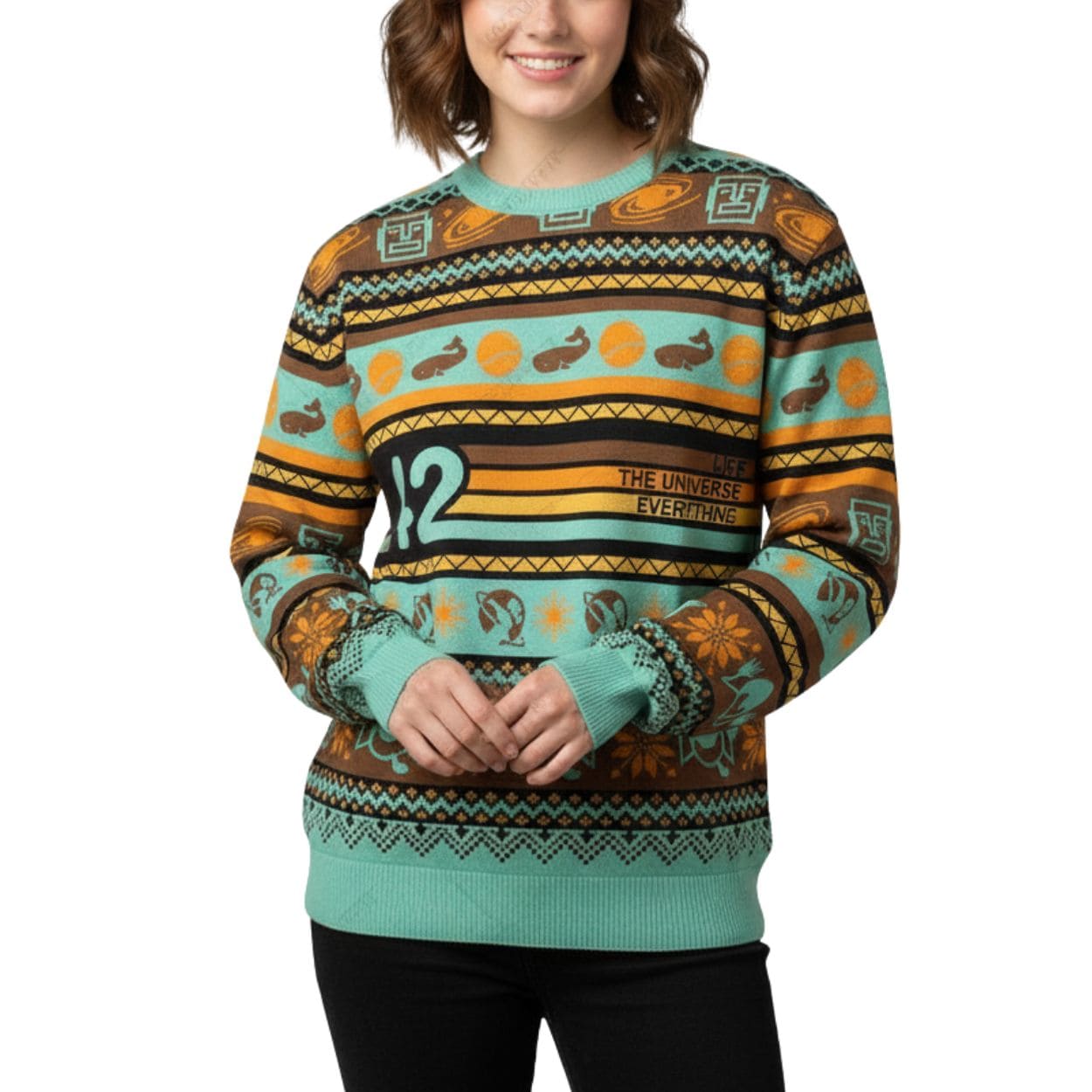 42 Is Everything Ugly Christmas Sweater 42 Is Everything Ugly Christmas Sweater