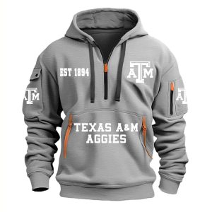 AM Aggies EST 1894 Quarter Zip Hoodie 2