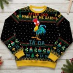 After God Make Me He Said Ta Da Ugly Christmas Sweater