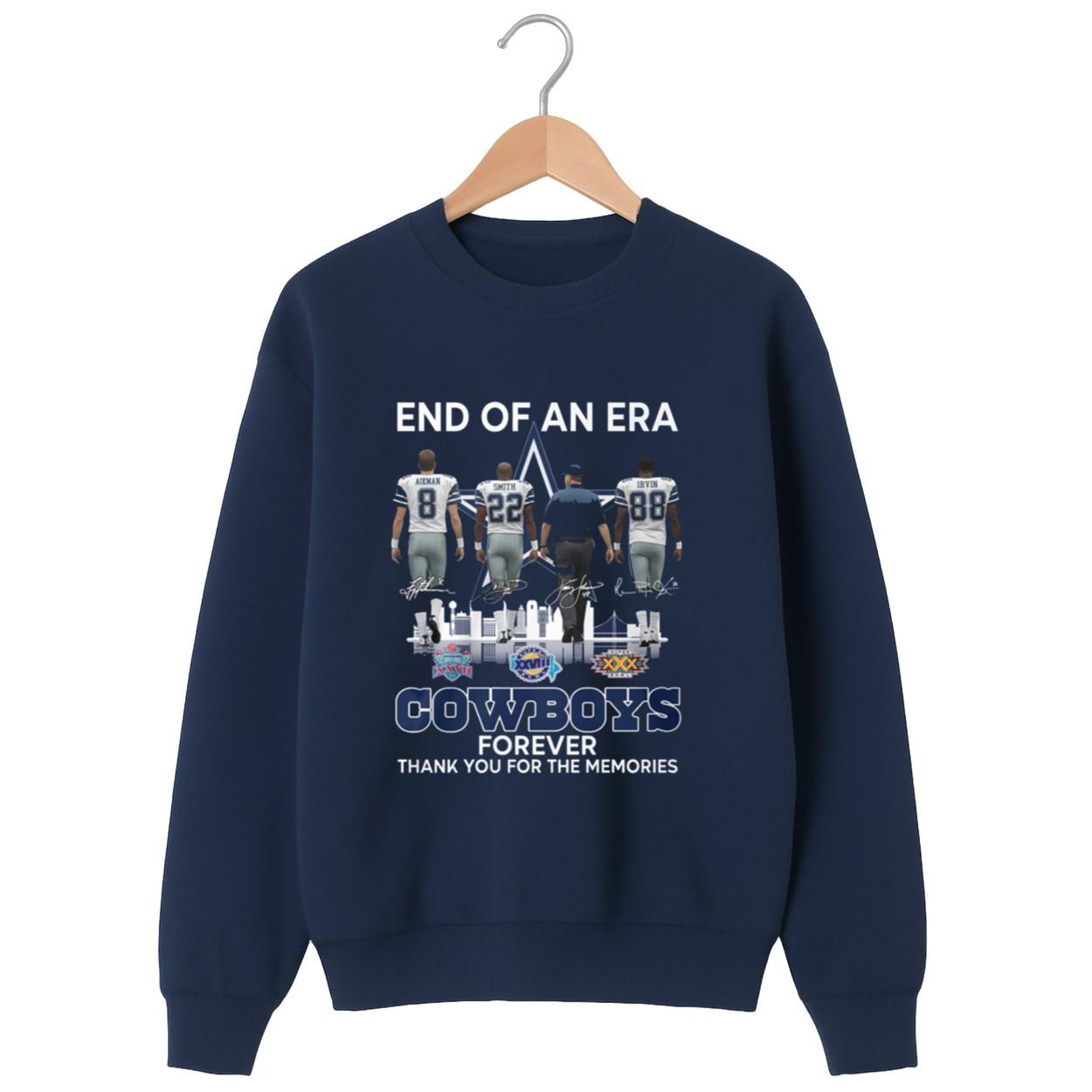 Aikman Smith Irvin End Of An Era Cowboys Forever Thank You For The Memories Shirt Aikman Smith Irvin End Of An Era Cowboys Forever Thank You For The Memories Shirt
