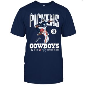 Air Pickens Cowboys 31-28 Chiefs November 27 2025 Shirt 2 Air Pickens Cowboys 31 28 Chiefs November 27 2025 Shirt 1
